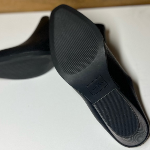 Slip on leather mule with chunky heel - Picture 2 of 8